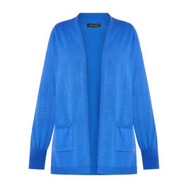 Beige Cardigan Royal Blue - Plus Size Collection