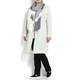 BEIGE label stone LONG CARDIGAN