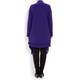 BEIGE CHIFFON FRONT WRAP TWINSET IN VIOLET