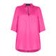 BEIGE PRINCESS CUT LINEN SHIRT CERISE
