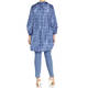 BEIGE LONG SHIRT INDIGO 