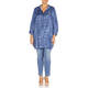 BEIGE LONG SHIRT INDIGO 