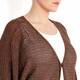 BEIGE COPPER LUREX CARDIGAN