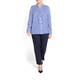 BEIGE LABEL BLOUSE WITH RUFFLE FRONT