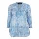 BEIGE LABEL PURE COTTON PAISLEY SHIRT BLUE