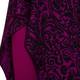 Beige Label Intarsia Floral Print Cape in Magenta 