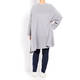 BEIGE COTTON BLEND CARDIGAN GREY