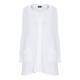 BEIGE LABEL TRAPEZE CARDIGAN WHITE