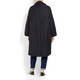 BEIGE LABEL BLACK COAT WITH UTILITY POCKETS