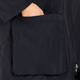 BEIGE LABEL BLACK COAT WITH UTILITY POCKETS