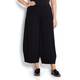 BEIGE RELAXED SHAPE JERSEY CULOTTES IN BLACK