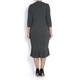 BEIGE textured slate jersey jacquard DRESS