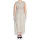 BEIGE linen jacquard DRESS