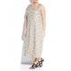 BEIGE linen jacquard DRESS