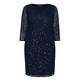 BEIGE LABEL SEQUIN DRESS NAVY