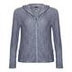 Beige Textured blue-grey Hoody
