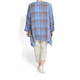 BEIGE LABEL CHECKED LINEN JACKET