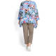 BEIGE LABEL PRINTED JACKET PALE BLUE