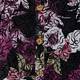BEIGE LABEL FLORAL PRINT GEORGETTE SHIRT PURPLE