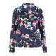 BEIGE CHERRY BLOSSOM PRINT JACKET NAVY