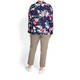 BEIGE CHERRY BLOSSOM PRINT JACKET NAVY