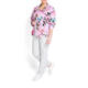 BEIGE LABEL CHERRY BLOSSOM PRINT JACKET PINK