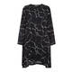 BEIGE LABEL LONGLINE BLACK PRINT JACKET