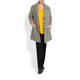 BEIGE LABEL YELLOW AND BLACK CHECK JACKET