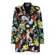 BEIGE TROPICAL FLORAL JACKET