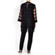 BEIGE TWINSET BLACK