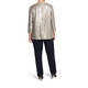 BEIGE SEQUIN TWINSET SILVER