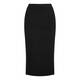 BEIGE label black horizontal rib KNITTED pencil SKIRT