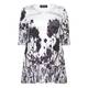 BEIGE LABEL BLACK AND WHITE PRINTED TUNIC 