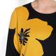 BEIGE LABEL FLORAL INTARSIA KNITTED TUNIC