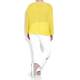 BEIGE COTTON LEMON KNITTED TUNIC