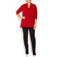 Beige Label merino wool Knitted Tunic Red