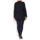 Beige label merino wool Knitted Tunic Navy