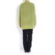 Beige Longline chartreuse boucle Cardigan