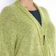 Beige Longline chartreuse boucle Cardigan