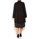 BEIGE LABEL STRETCH JERSEY CARDIGAN BLACK