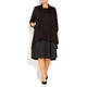 BEIGE LABEL STRETCH JERSEY CARDIGAN BLACK