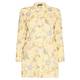 BEIGE LABEL LINEN EMBROIDERED FLORAL JACKET YELLOW