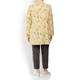 BEIGE LABEL LINEN EMBROIDERED FLORAL JACKET YELLOW