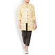 BEIGE LABEL LINEN EMBROIDERED FLORAL JACKET YELLOW