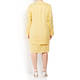 BEIGE LABEL LINEN JACKET WITH BRODERIE ANGLAIS BORDER YELLOW