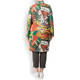 BEIGE LABEL TROPICAL FLORAL PRINT LONG JACKET