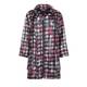 BEIGE LABEL BERRY GINGHAM MAC