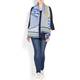 BEIGE LABEL BLUE PURE COTTON SCARF 
