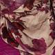 BEIGE LABEL PURPLE FLORAL PRINT SCARF