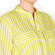 BEIGE LABEL YELLOW AND WHITE STRIPE COTTON SHIRT